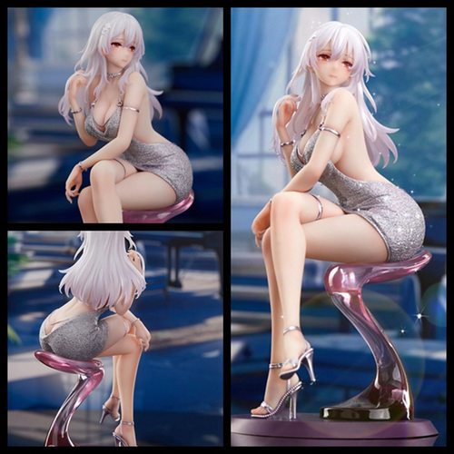 动漫批发 追视眼 礼服系列 赛~琳娜 1/6 坐姿 机箱模型 盒装摆件