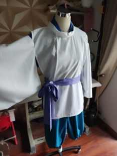 千与千寻白龙cos服 荻野千寻琥珀川舞台剧版宽袖cosplay服装