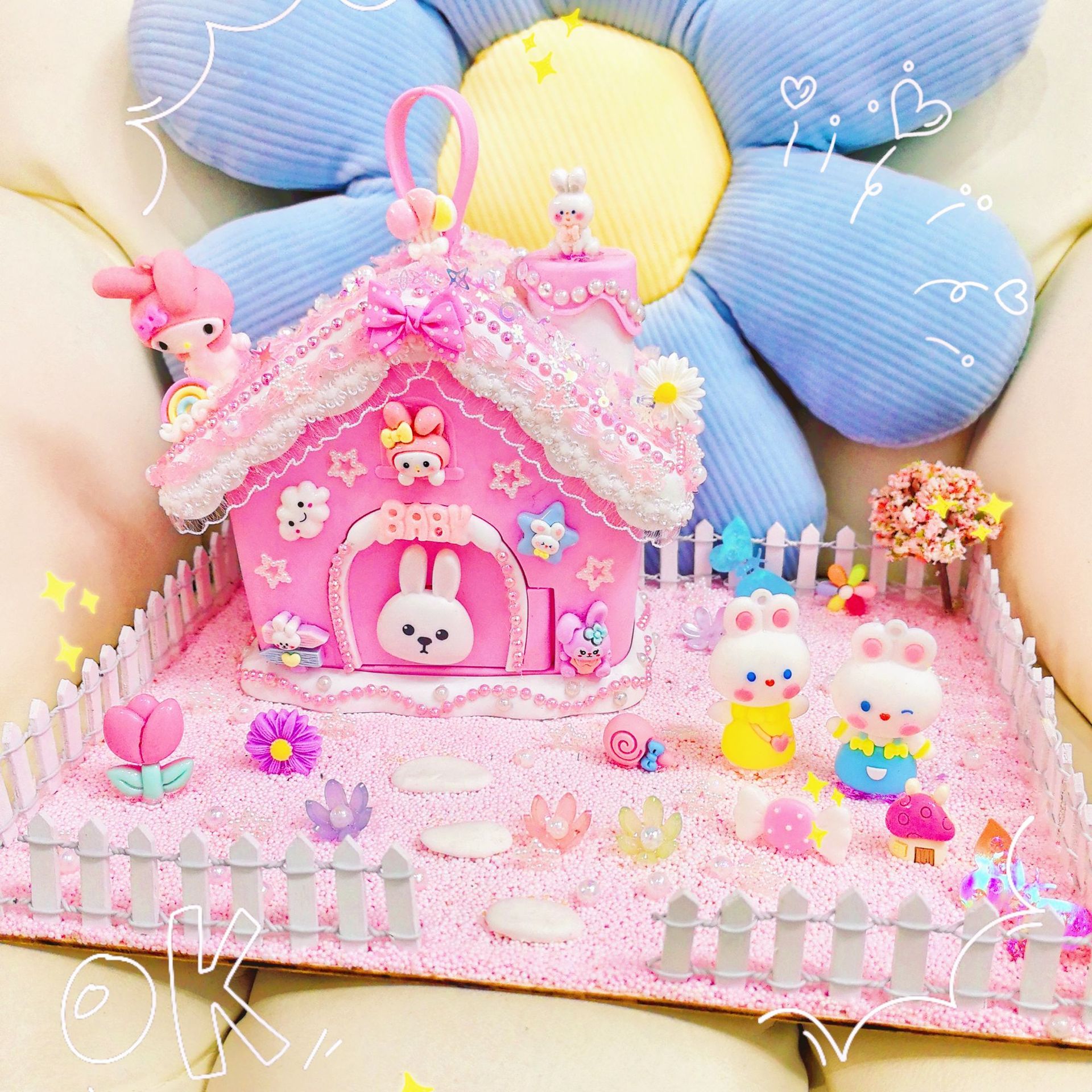 DIY小屋存钱罐百宝箱玩艺