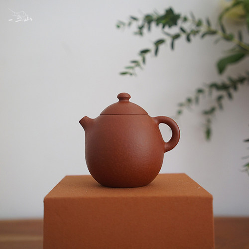 一二山朱泥全手工紫砂壶