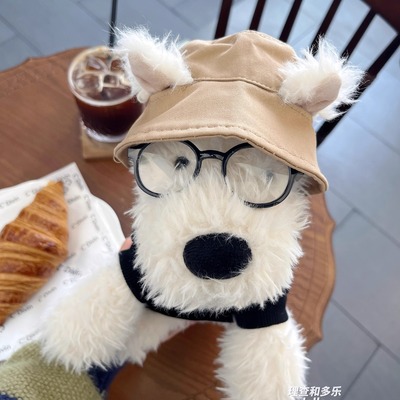 西高地衣服jellycat娃衣雪纳瑞狗狗玩偶衣服小型犬纯棉背心娃衣