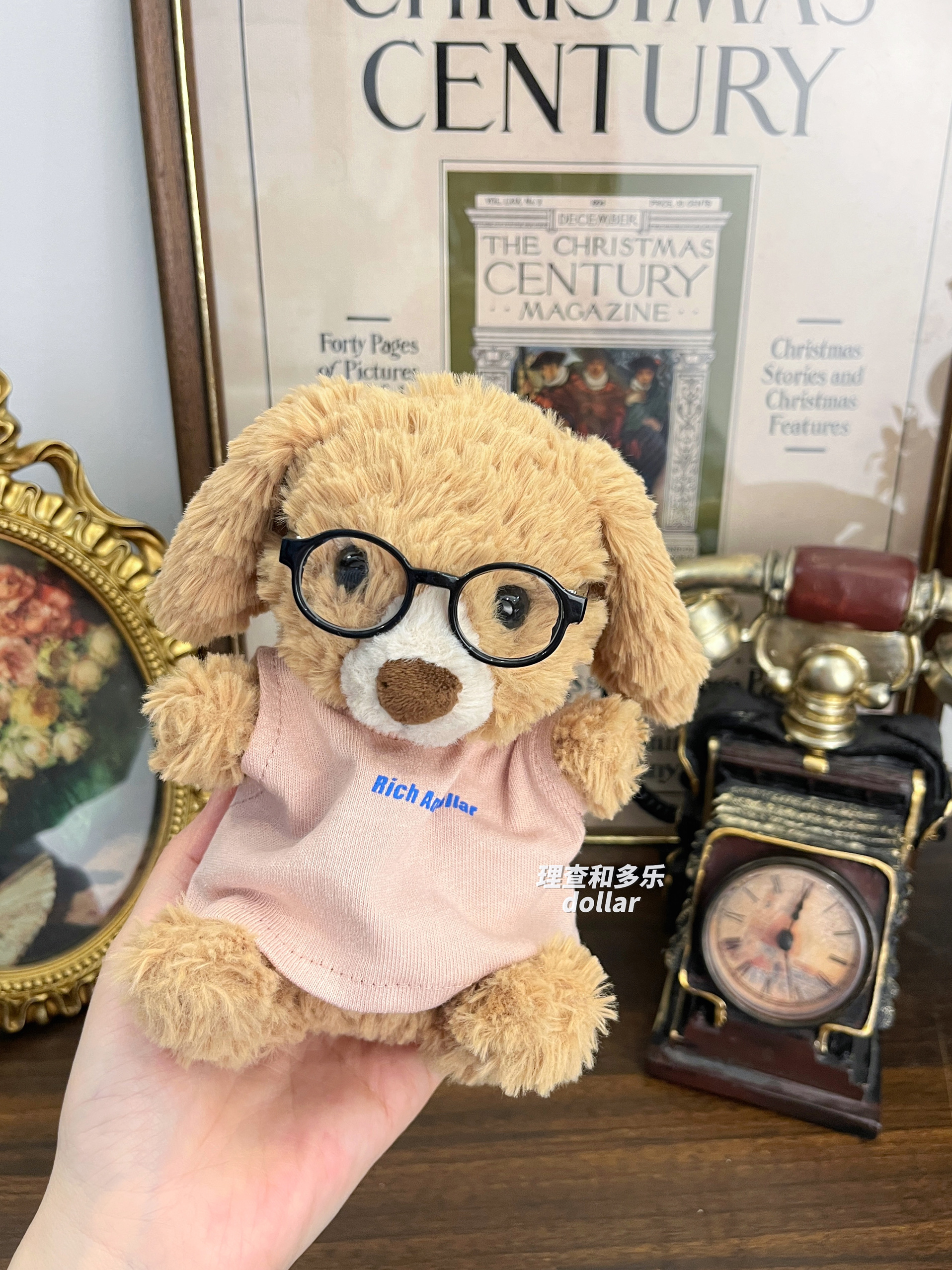 Yummy狗衣服甜美小兔娃衣Jellycat巴塞罗熊衣服18cm娃衣脏粉背心