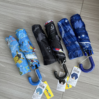 宝可梦皮卡丘pocket monsters折叠卡通动漫雨伞