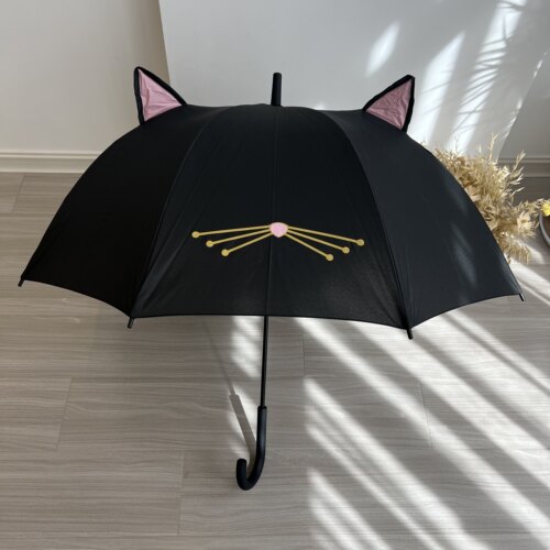 猫咪雨伞长伞手开拱形阿波罗耳朵