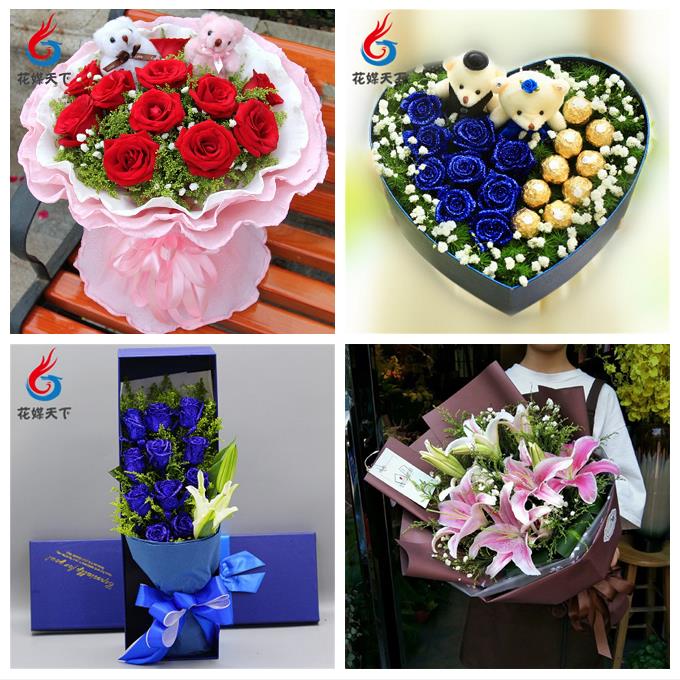 99朵红玫瑰鲜花520情人节吉林四平市伊通县公主岭双辽市生日礼物
