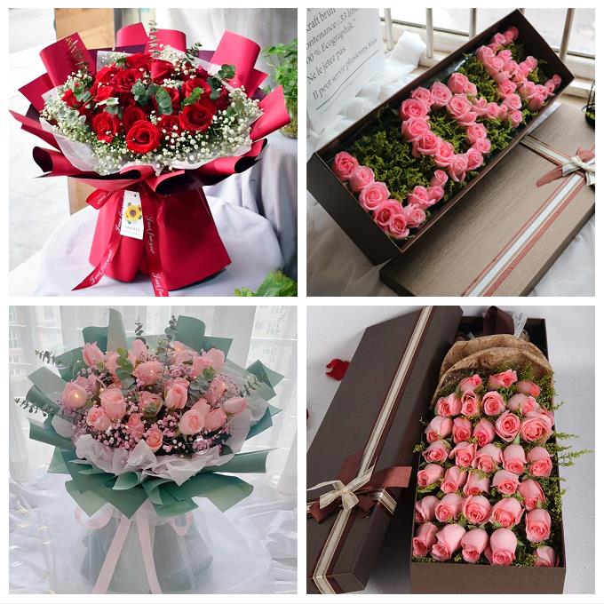 玫瑰花束送女友情人老婆广东汕头市潮南区澄海区南澳县同城鲜花店