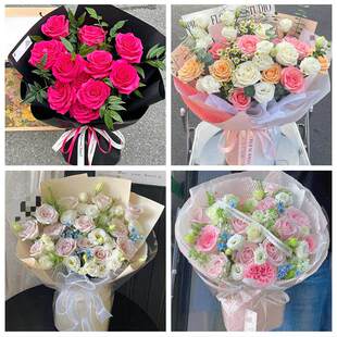 99朵玫瑰花束妇女节向日葵生日鲜花北京市海淀区苏家坨上庄镇附近