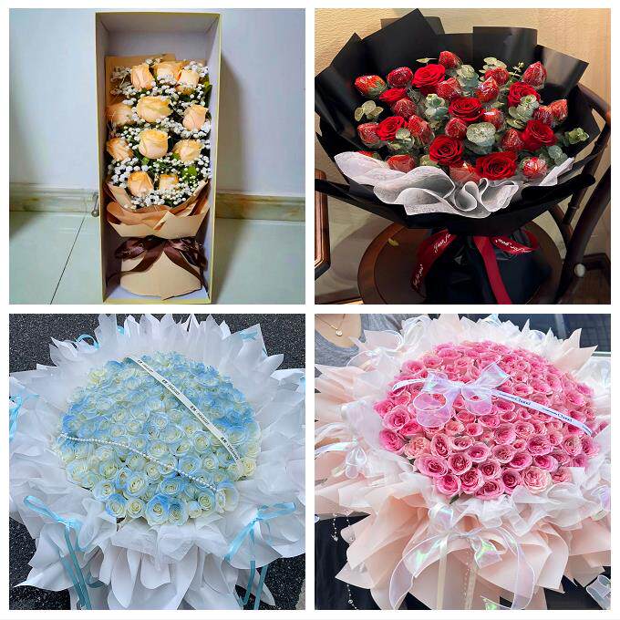 圣诞玫瑰鲜花束送老婆女朋友中山市三角横栏镇南头阜沙镇同城花店