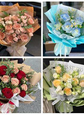 99朵玫瑰花束妇女节向日葵生日鲜花北京市朝阳区高碑店将台太阳宫