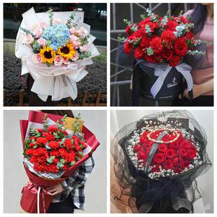 玫瑰百合向日葵康乃馨鲜花呼伦贝尔满洲里牙克石扎兰屯市同城速递