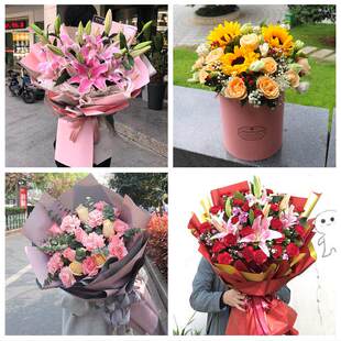 玫瑰百合向日葵康乃馨鲜花福建泉州市鲤城区丰泽区洛江区同城速递
