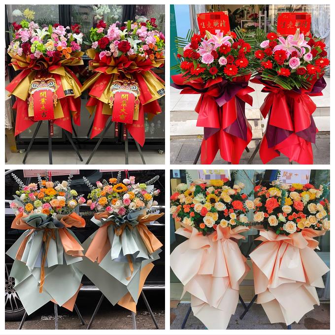 公司乔迁会展店铺开业花篮湖南常德市安乡县武陵区鼎城区同城花店