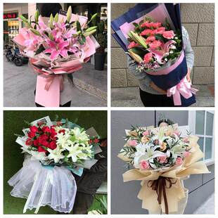 玫瑰百合向日葵康乃馨鲜花安徽六安市霍邱舒城金寨霍山县同城速递