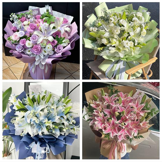 送徐州市鼓楼区云龙区贾汪区同城鲜花店订香水百合玫瑰女朋友生日