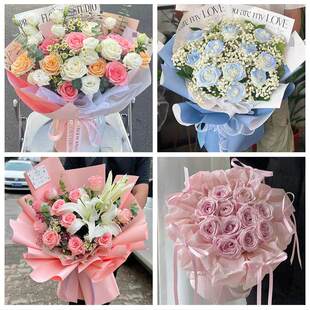99朵玫瑰花束妇女节向日葵生日鲜花湖南湘西吉首市泸溪凤凰花垣县