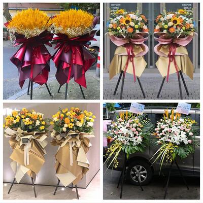 怀化市芷江靖州通道县洪江市同城花店送朋友公司鲜花大麦开业花篮