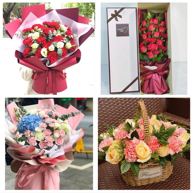 康乃馨向日葵送长辈生日上海市杨浦区延吉新村殷行大桥同城鲜花店