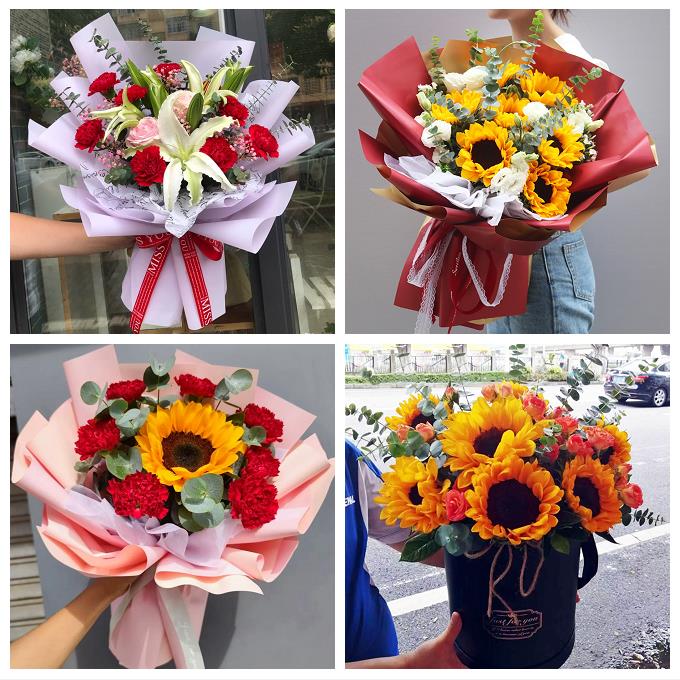 康乃馨向日葵送长辈生日江西赣州市石城县瑞金市南康区同城鲜花店