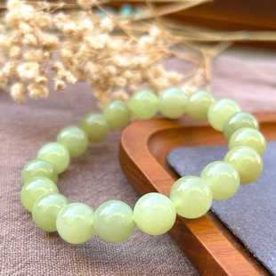 男女女款单圈多宝手串手链天然和田玉黄口玉质细腻颗颗饱满打磨尺