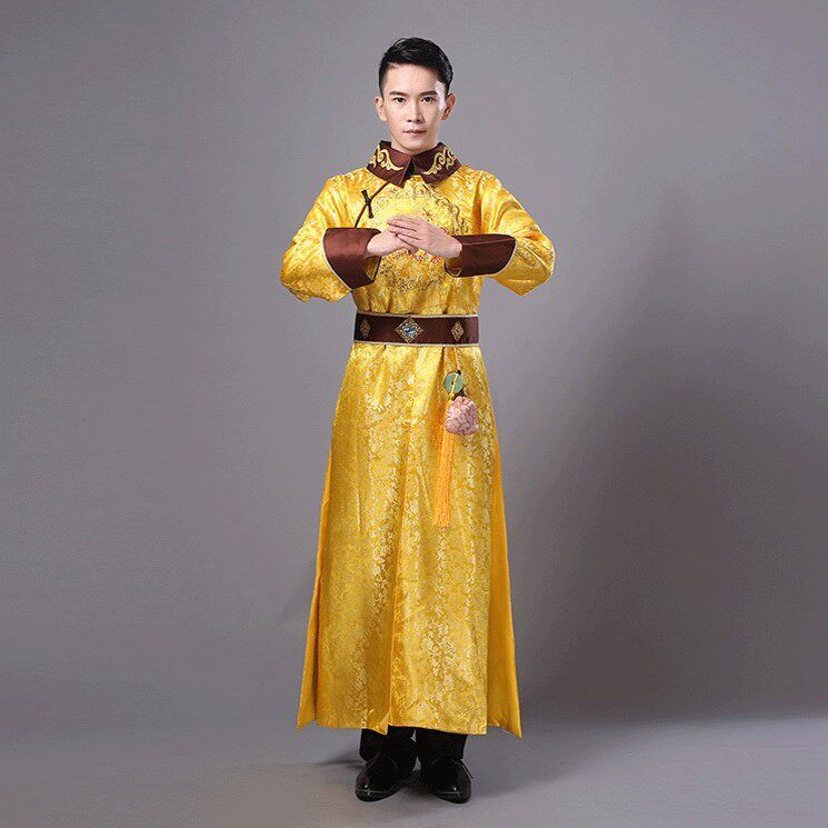 清朝古装 四爷阿哥龙袍男 步步惊心皇帝装 舞台演出影视服装戏服