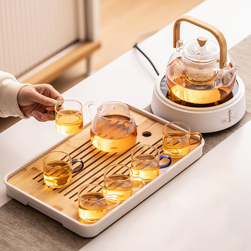 瓷牌茗耐热玻璃电陶炉煮茶壶