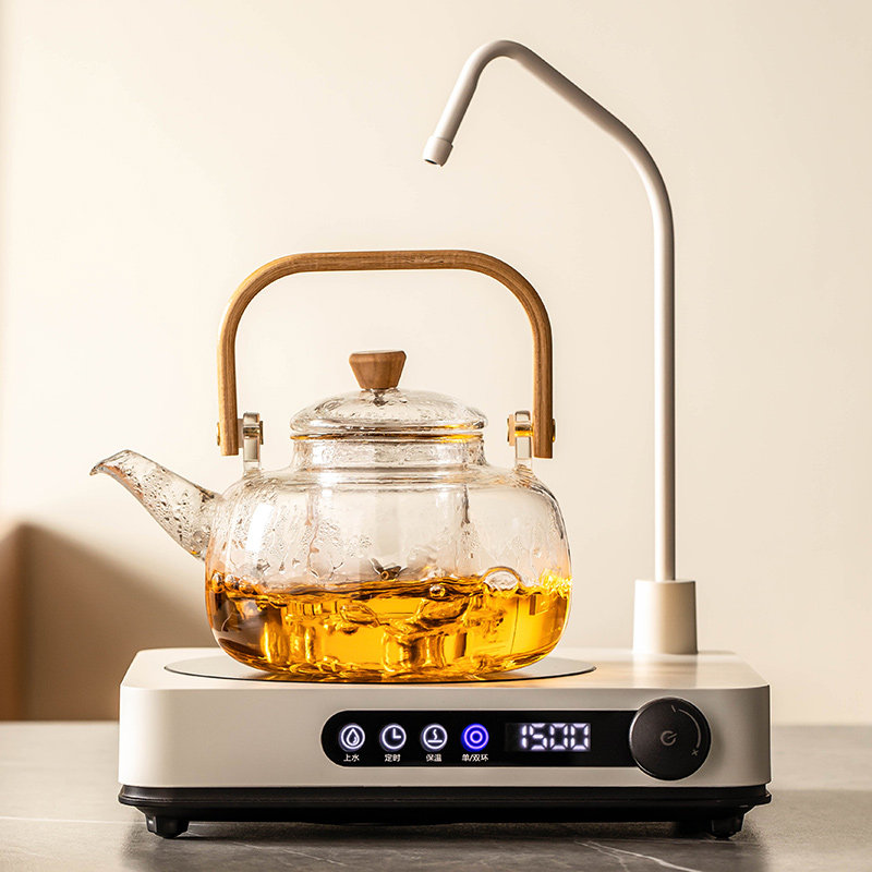 自动上水电陶炉煮茶器大功率家用小型煮茶炉烧水茶壶电磁炉煮茶壶