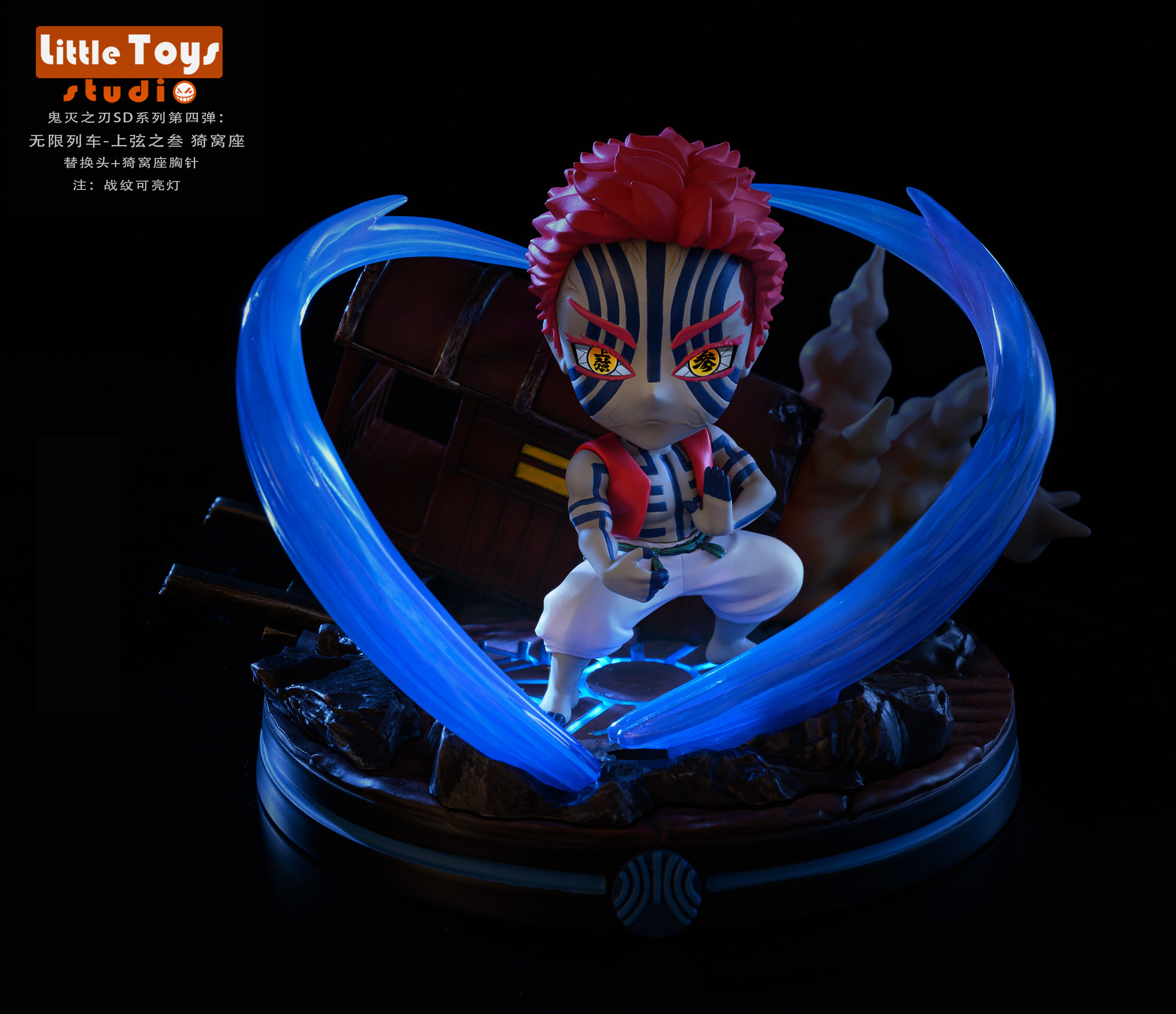 鬼灭之刃 预订 魔宅gk鬼灭之刃lt无限列车上弦之叁猗窝座雕像手办 图片价格品牌报价 原仓数据