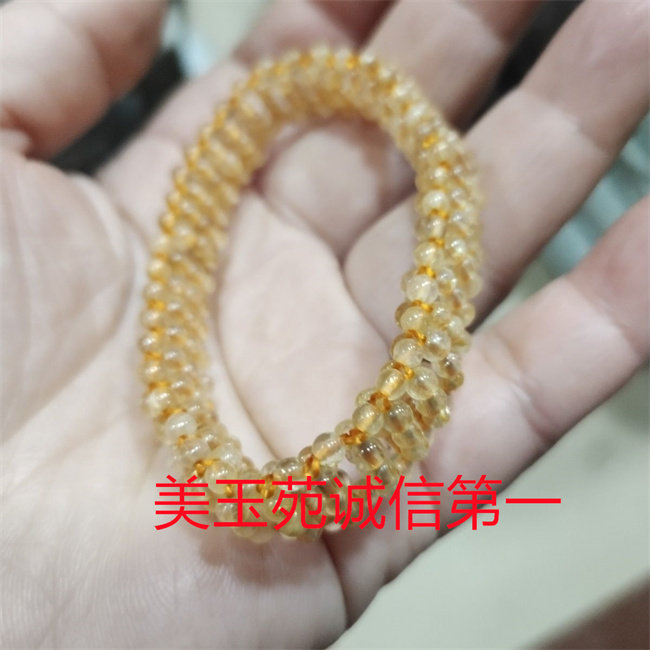 天然黄色水晶手串手链男女同款原矿高品质手持配珠小米珠手链手串,饰品/流行首饰/时尚饰品新,手饰/手串,淘宝优惠券,粉丝福利购,淘宝优惠卷