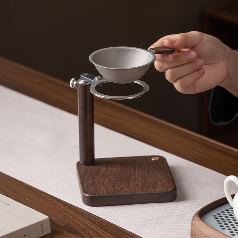 茶漏架手调节支架过滤杯冲咖啡壶