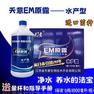 水族净水养水em菌鱼缸鱼塘渔场养水肥水益生菌天意EM原露水产型