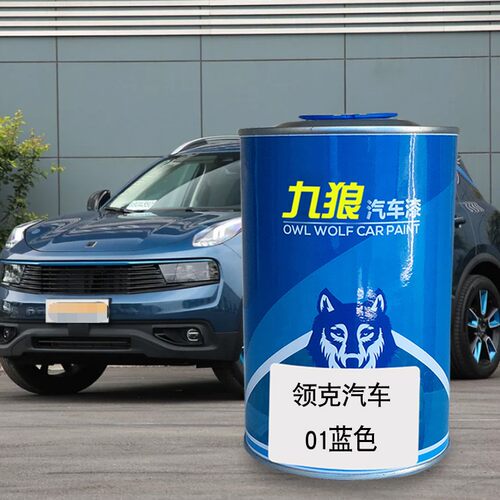 九狼领油漆克01白色蓝