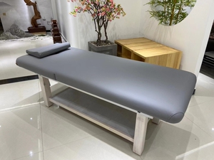 鑫源明仕品牌美容按摩床实木六脚腿10公分海棉不变形75宽