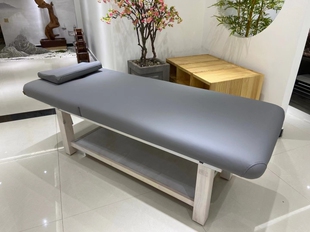 鑫源明仕品牌美容按摩床实木六脚腿10公分海棉不变形75宽