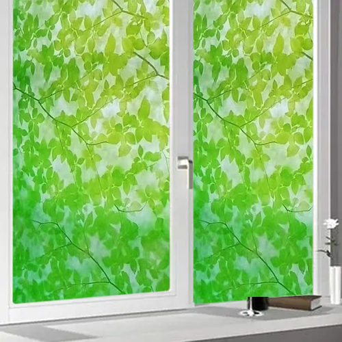 家用玻璃贴纸防晒隔热透光不透明带胶窗花纸磨砂窗户自粘贴膜卧室 - 封面