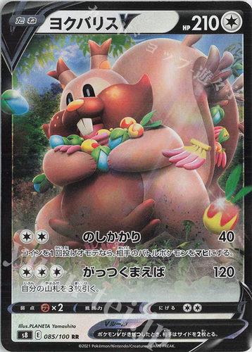 PTCG 宝可梦卡牌日版 S8 RR 藏饱栗鼠V