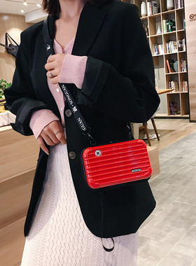2020新款行李箱小包网红盒子包包女迷你硬壳斜跨单肩小方包韩潮in