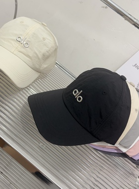 alo新款速干棒球帽子女春夏网红休闲百搭显脸小鸭舌帽防晒遮阳帽