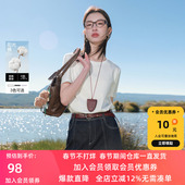 100棉 圆领T恤短袖 若潮大码 2026春季 基础款 女装 新款 胖MM