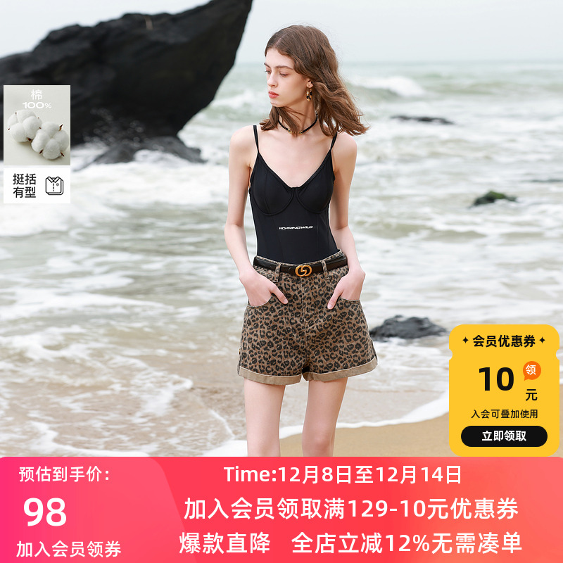 ibudu2025夏季新款宽松牛仔裤子