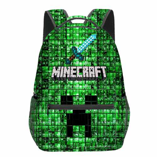 Roblox学生书包罗布乐思印花双肩包我的世界背包卡通动漫儿童背包