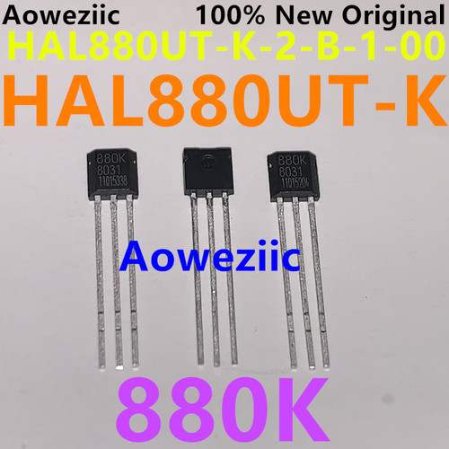 HAL880UT-K-2-B-1-00 丝印880K 可编程线性霍尔芯片 油门踏板专用