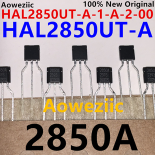 丝印 HAL2850UT 可编程线性霍尔传感器IC 正品 2850A Aoweziic