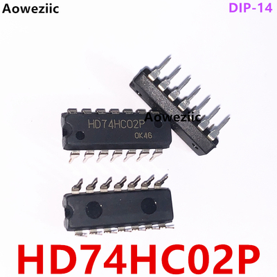HD74HC02P DIP-14 直插 74HC02 四路 2 输入正与非门 逻辑门 正品