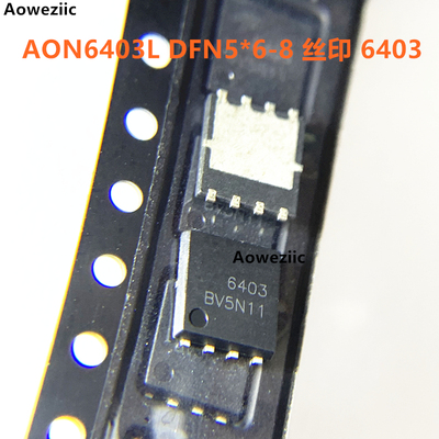 1个 AON6403L DFN5*6-8 丝印6403 P沟道 -30V -85A MOS管场效应管