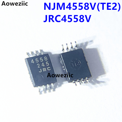10个 NJM4558V(TE2) JRC4558V 4558 贴片 SSOP-8 运算放大器芯片