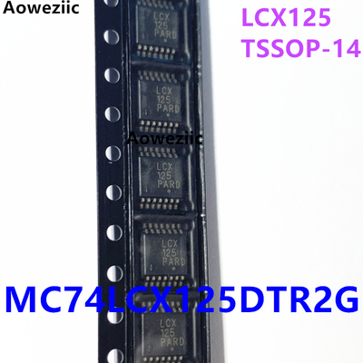 MC74LCX125DTR2G 丝印 LCX125 TSSOP-14 低电压四路非反向缓冲器