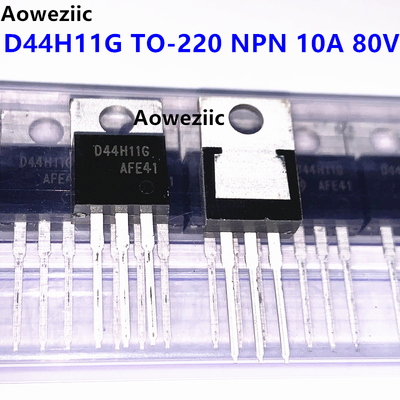 1个 D44H11G TO-220 直插 功率双极晶体管NPN 80V 10A 全新原装