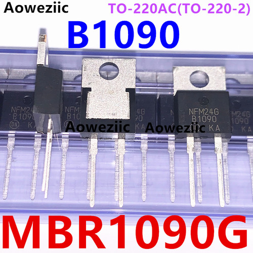 MBR1090G TO-220AC 直插 B1090 90V 10A 800mV@10A 肖特基二极管