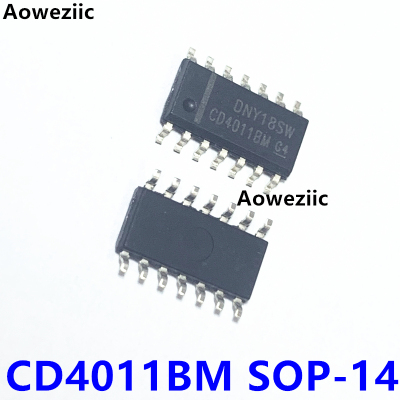 10个 CD4011BE DIP-14 CD4011BM SOP14四路2输入与非门逻辑门国产