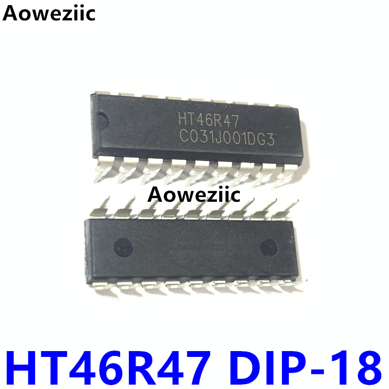 1个 HT46R47 DIP-18 直插 经济AD型八位单片机 46R47 芯片 全新
